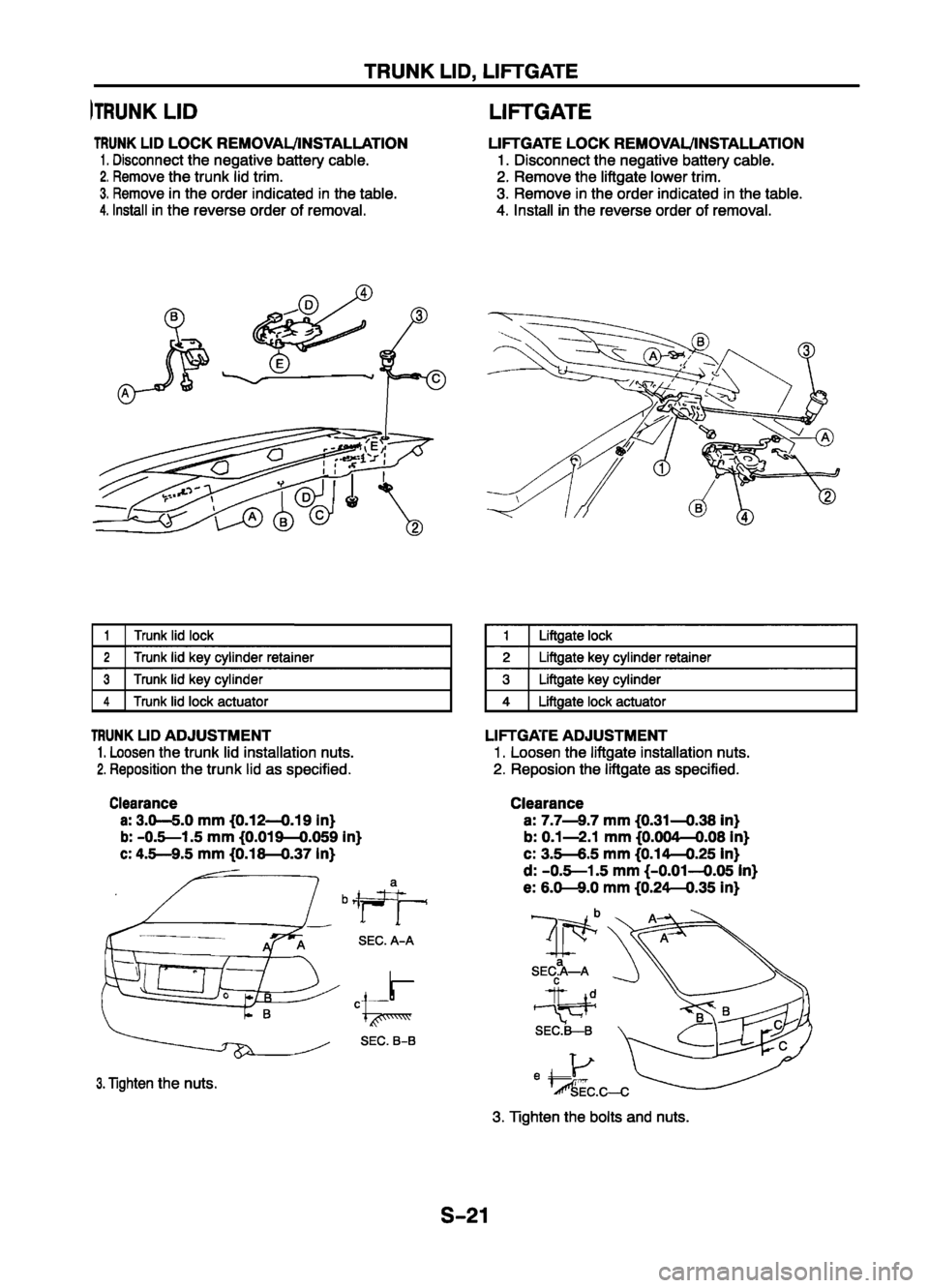 MAZDA 626 1999  Workshop Manual Suplement 