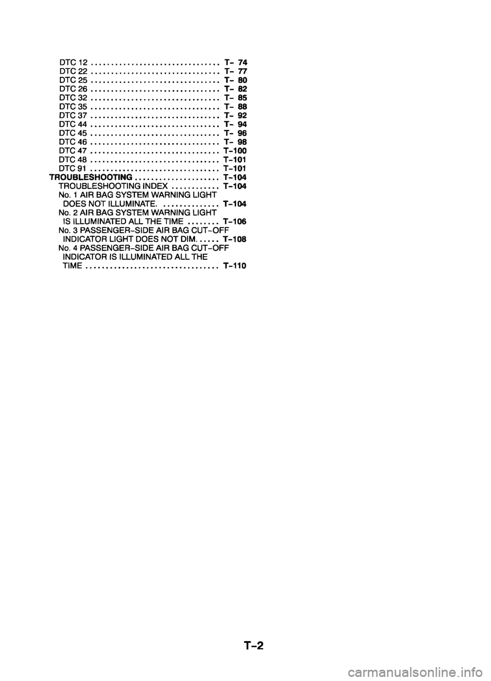 MAZDA 626 1999  Workshop Manual Suplement 