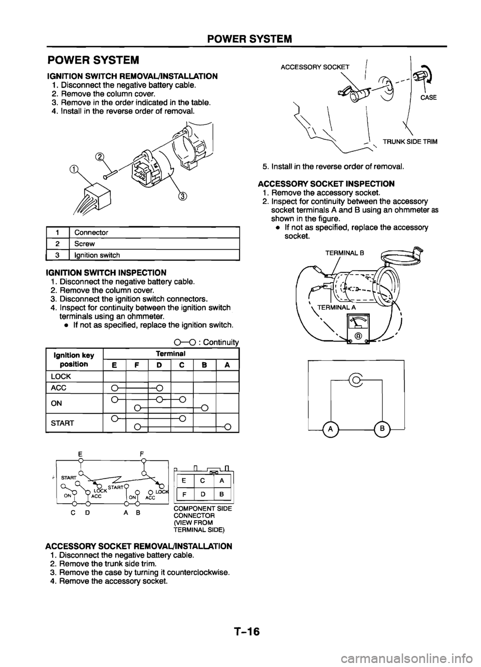 MAZDA 626 1999  Workshop Manual Suplement 