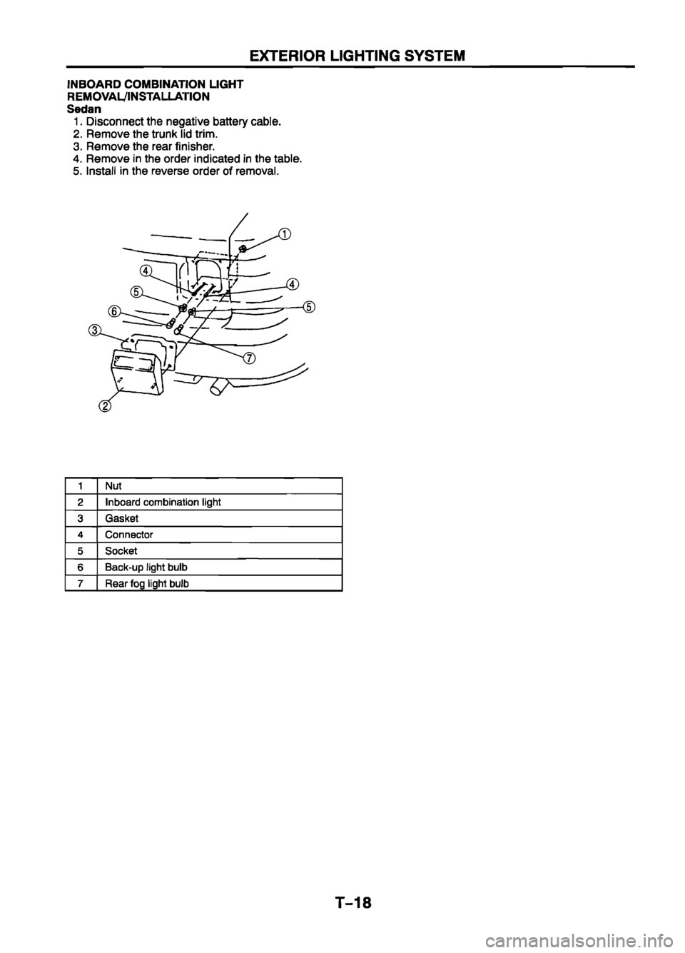 MAZDA 626 1999  Workshop Manual Suplement 