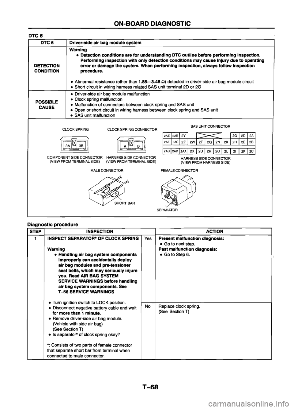 MAZDA 626 1999 Workshop Manual Suplement MAZDA 626 1999 Workshop Manual Suplement