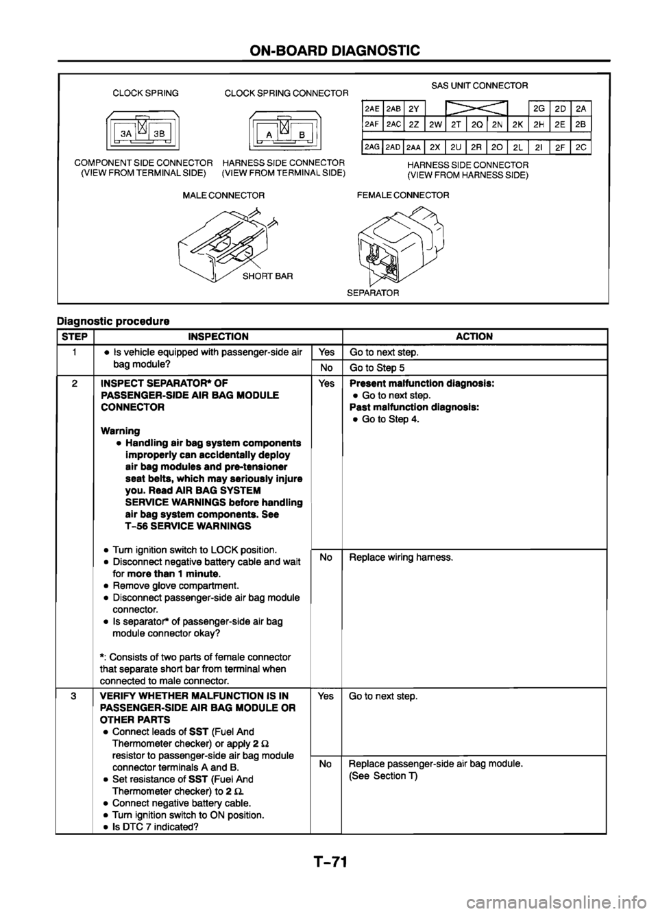 MAZDA 626 1999  Workshop Manual Suplement 