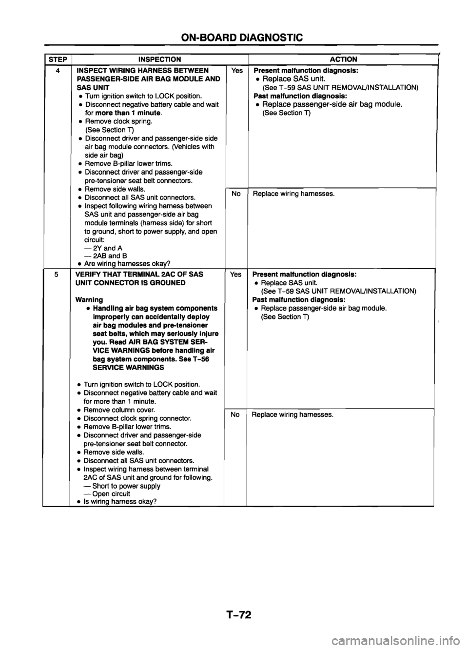 MAZDA 626 1999  Workshop Manual Suplement 