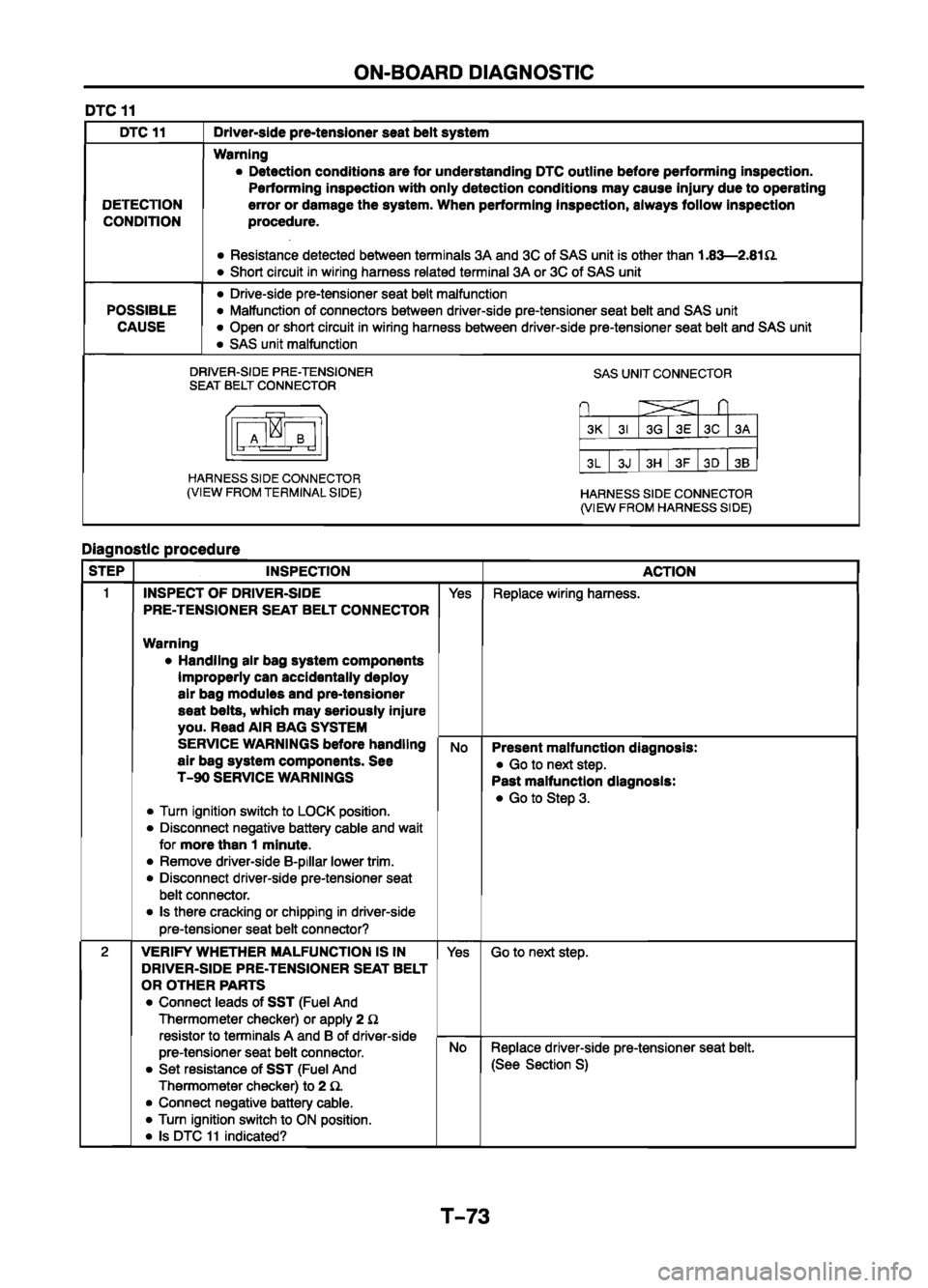 MAZDA 626 1999  Workshop Manual Suplement 