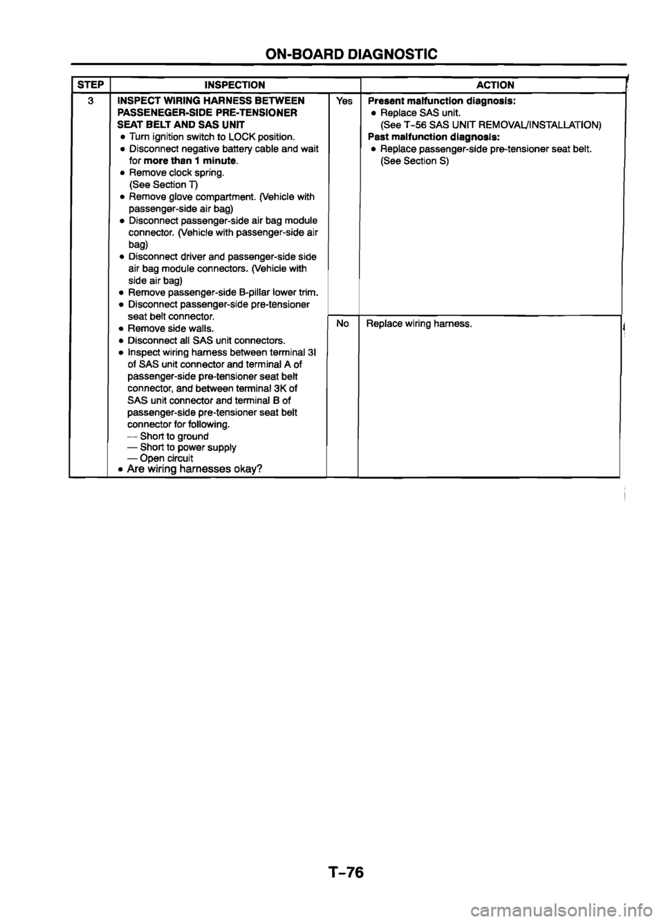 MAZDA 626 1999  Workshop Manual Suplement 