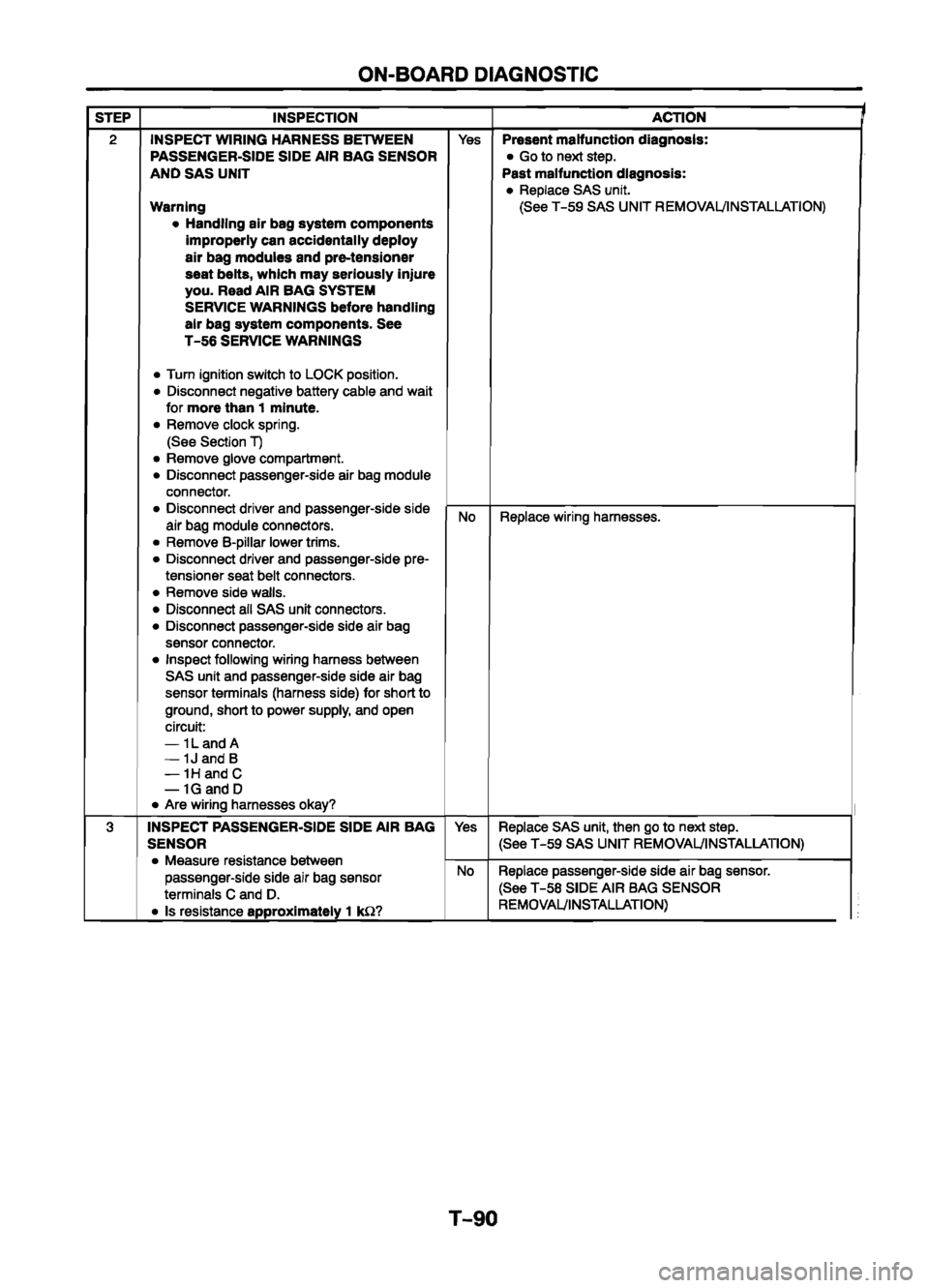 MAZDA 626 1999  Workshop Manual Suplement 