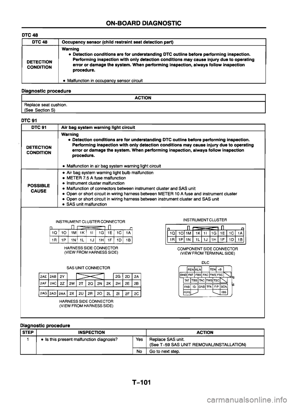 MAZDA 626 1999  Workshop Manual Suplement 