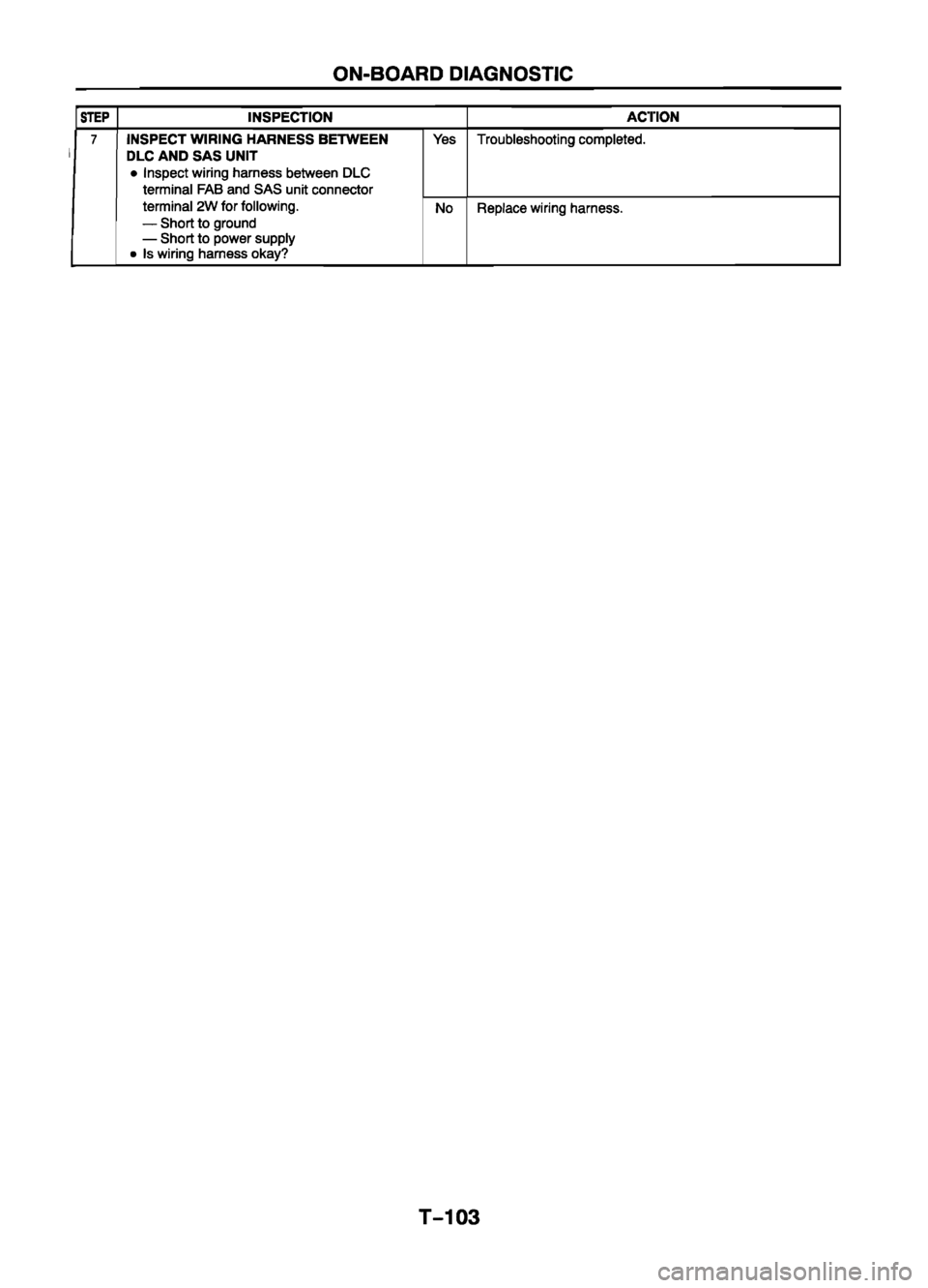 MAZDA 626 1999  Workshop Manual Suplement 