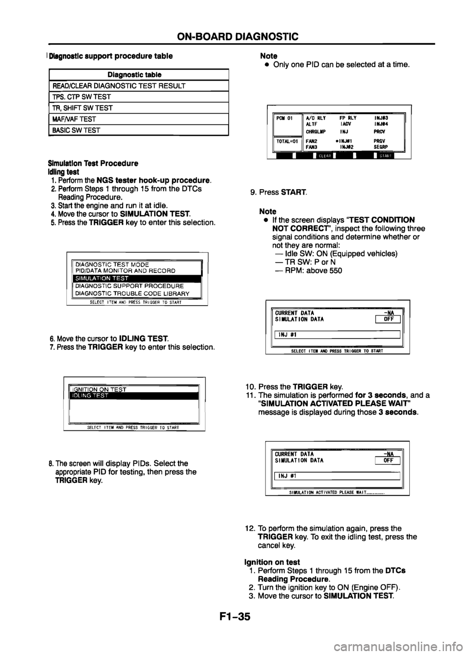 MAZDA 626 1999 Suplement Repair Manual MAZDA 626 1999 Suplement Repair Manual
