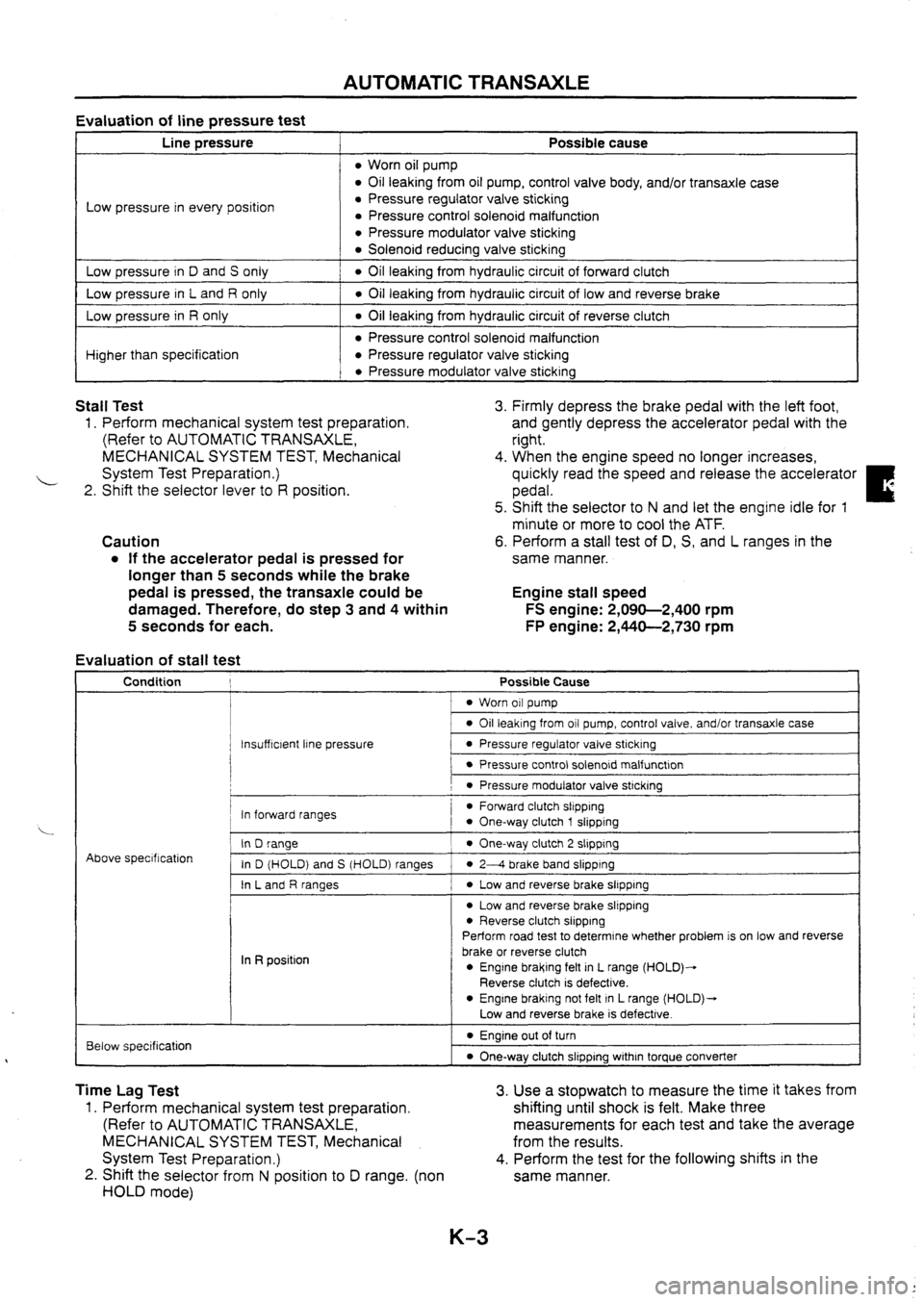 MAZDA 626 1997  Workshop Manual 