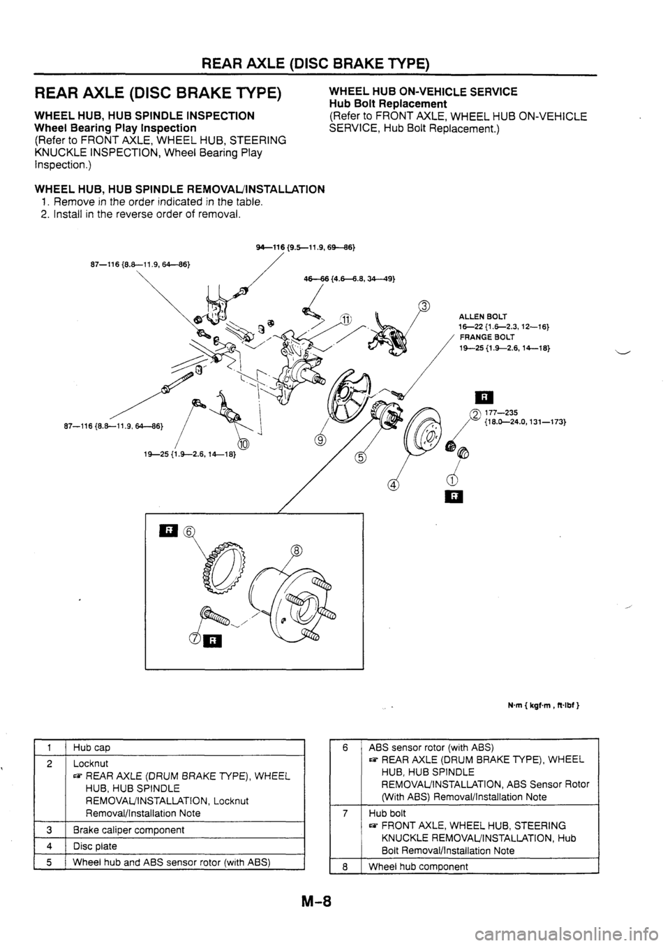 MAZDA 626 1997 Workshop Manual MAZDA 626 1997 Workshop Manual