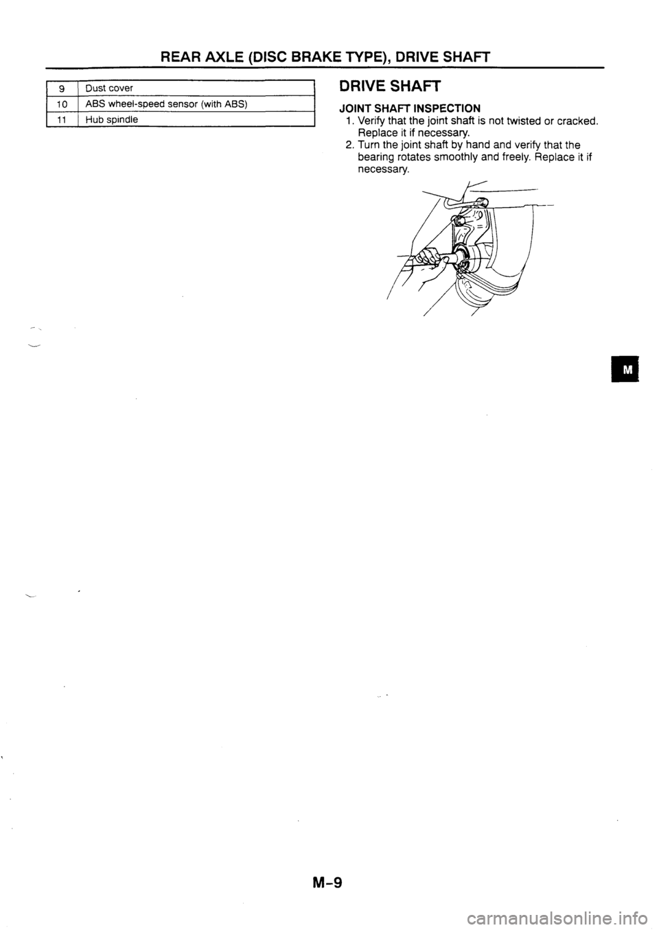 MAZDA 626 1997 Workshop Manual MAZDA 626 1997 Workshop Manual
