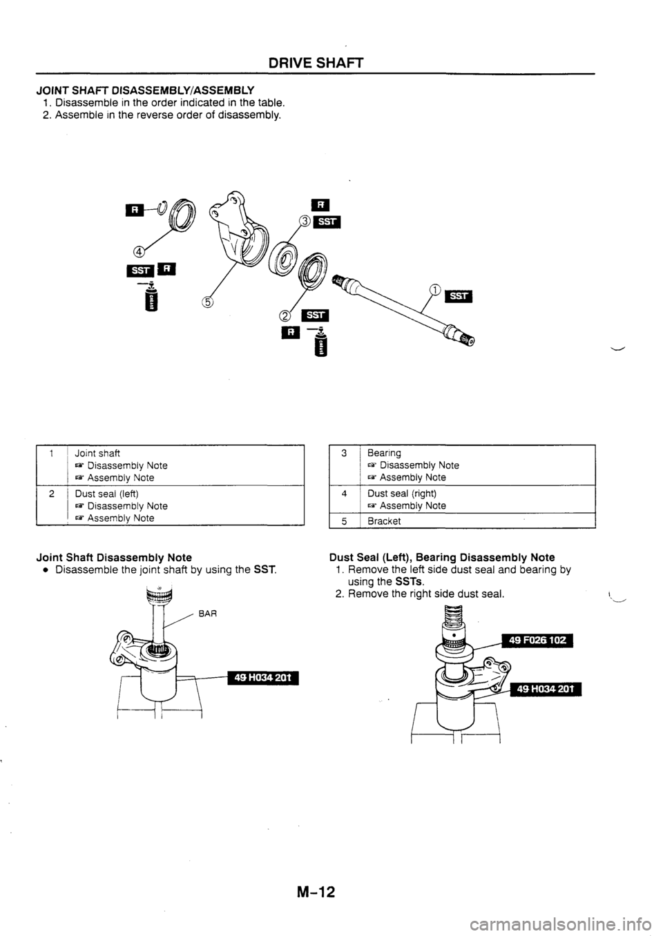 MAZDA 626 1997 Workshop Manual MAZDA 626 1997 Workshop Manual
