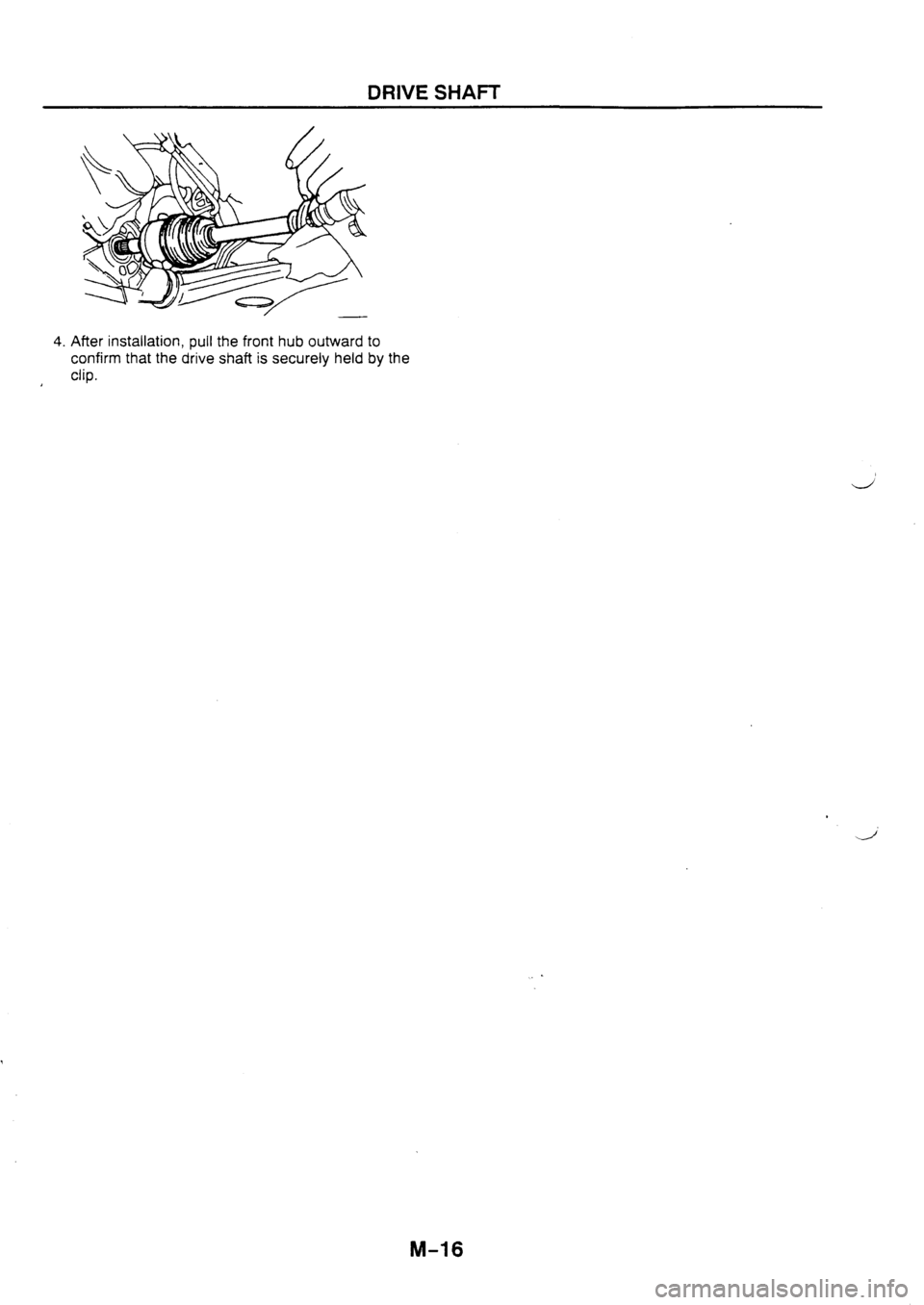 MAZDA 626 1997 Workshop Manual MAZDA 626 1997 Workshop Manual