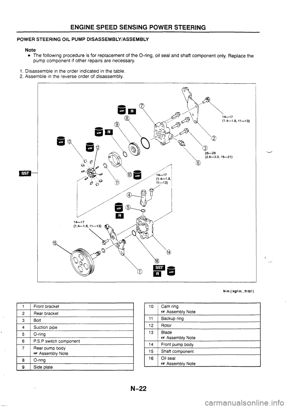 MAZDA 626 1997  Workshop Manual 