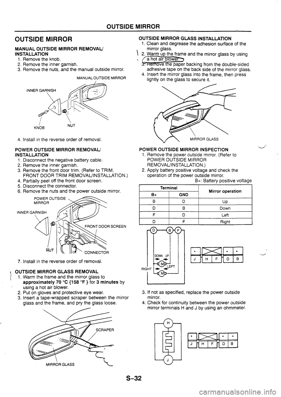 MAZDA 626 1997  Workshop Manual 