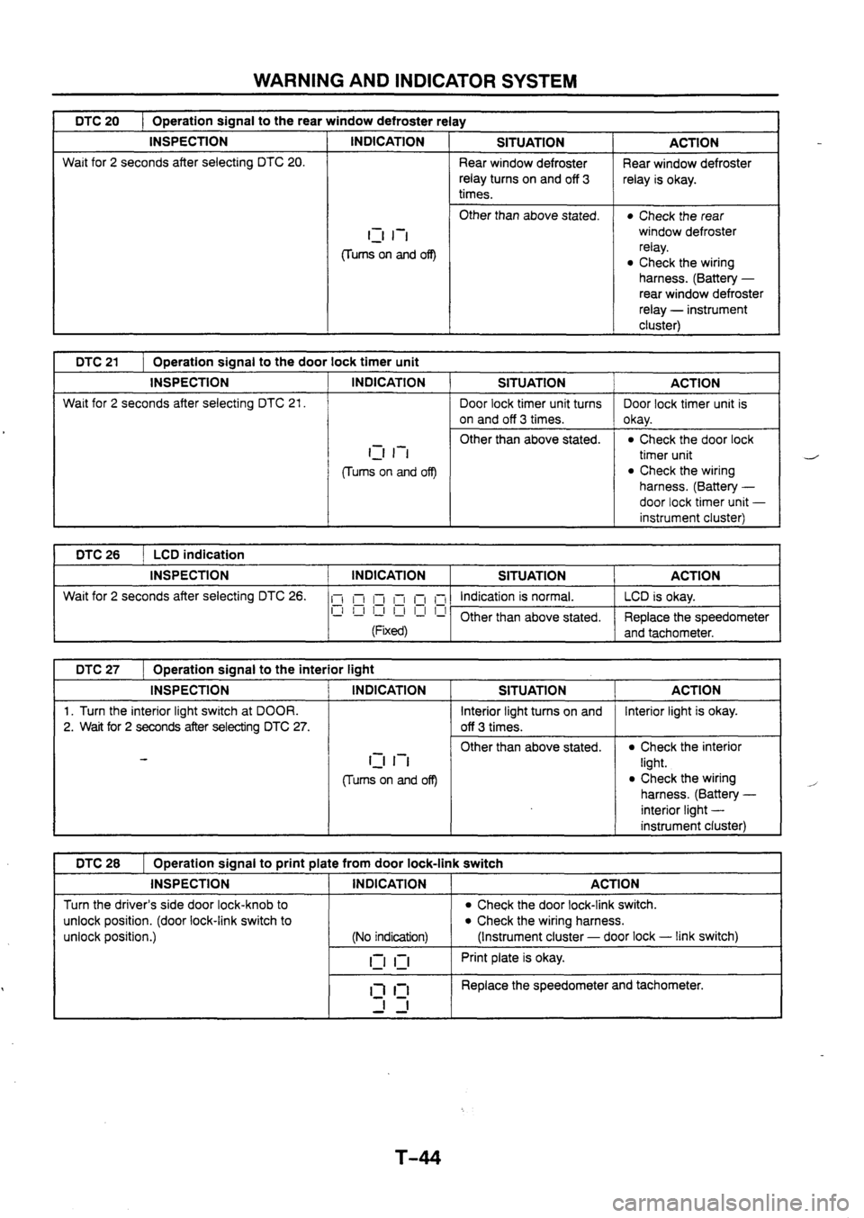 MAZDA 626 1997  Workshop Manual 