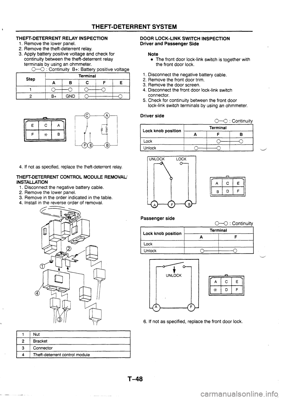 MAZDA 626 1997  Workshop Manual 