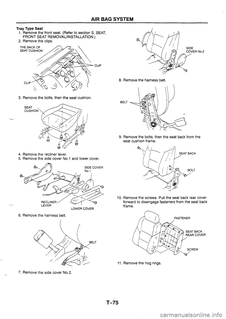 MAZDA 626 1997  Workshop Manual 