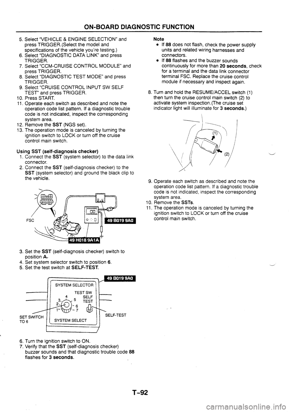 MAZDA 626 1997  Workshop Manual 