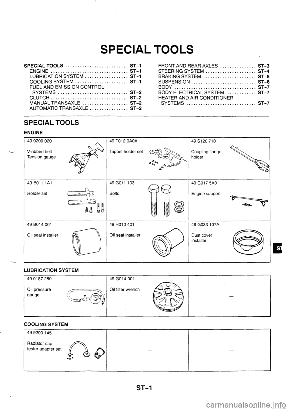 MAZDA 626 1997  Workshop Manual 