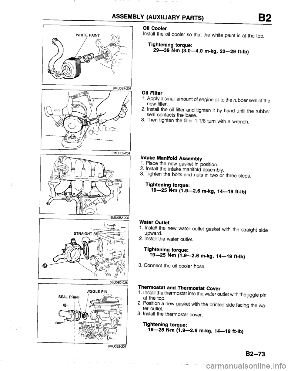 MAZDA B2200 1992 Workshop Manual MAZDA B2200 1992 Workshop Manual