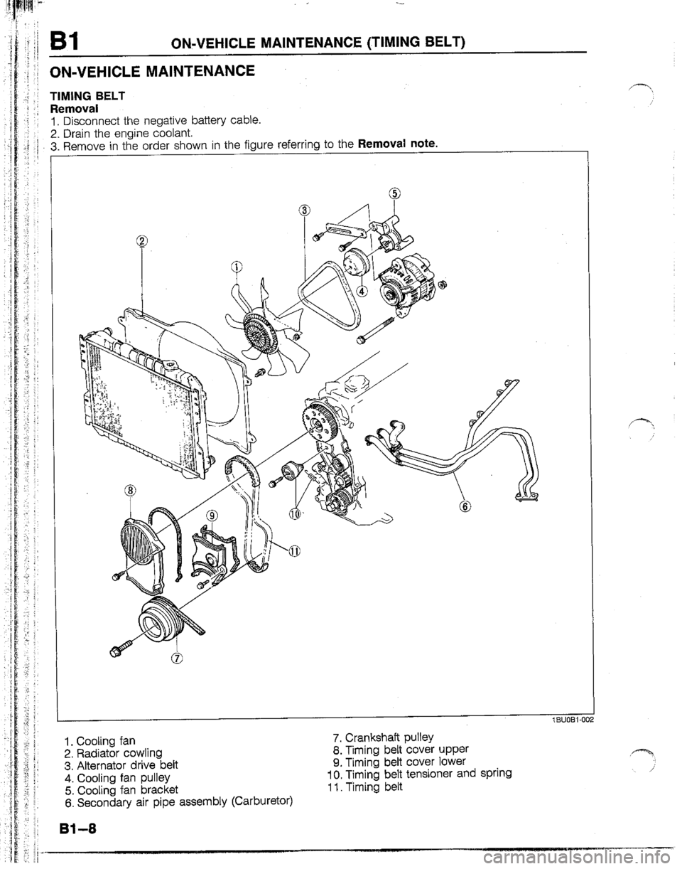 MAZDA B2200 1992 Service Manual MAZDA B2200 1992 Service Manual