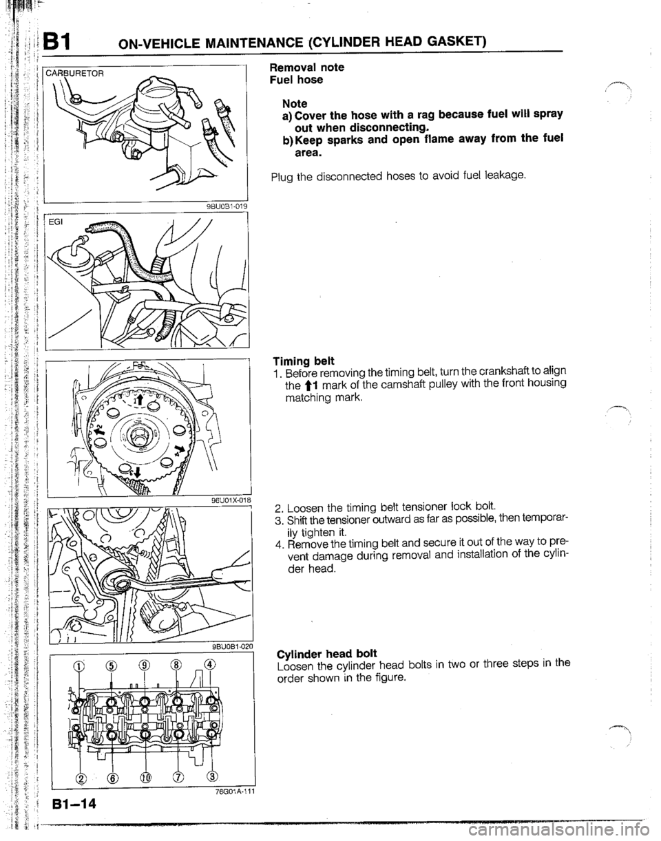 MAZDA B2200 1992 Service Manual MAZDA B2200 1992 Service Manual