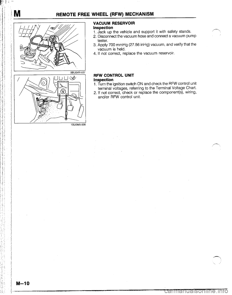 MAZDA B2600I 1992 Workshop Manual MAZDA B2600I 1992 Workshop Manual