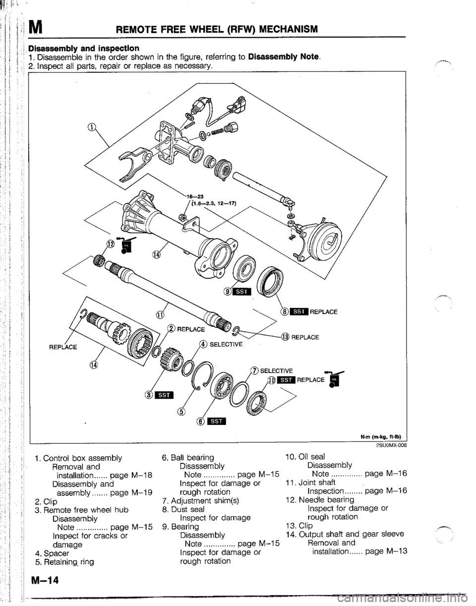 MAZDA B2600I 1992 Workshop Manual MAZDA B2600I 1992 Workshop Manual