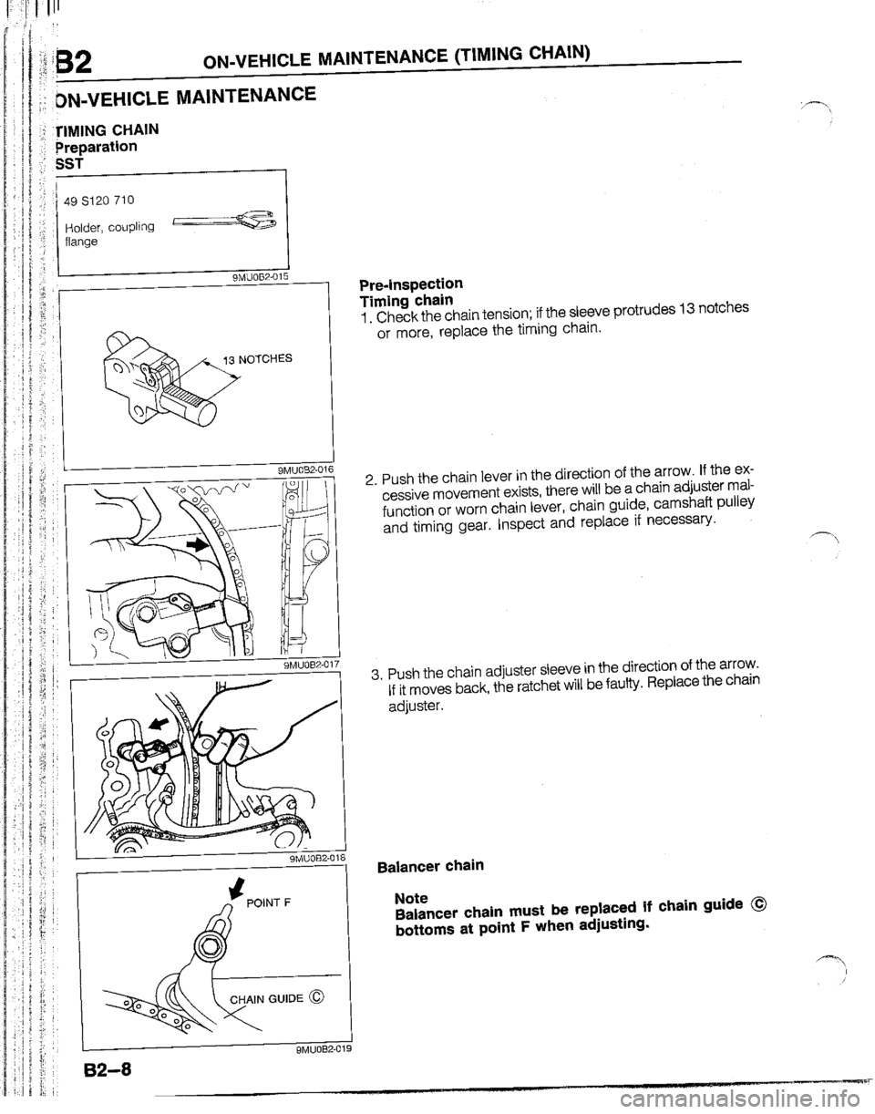 MAZDA B2600I 1992  Workshop Manual 