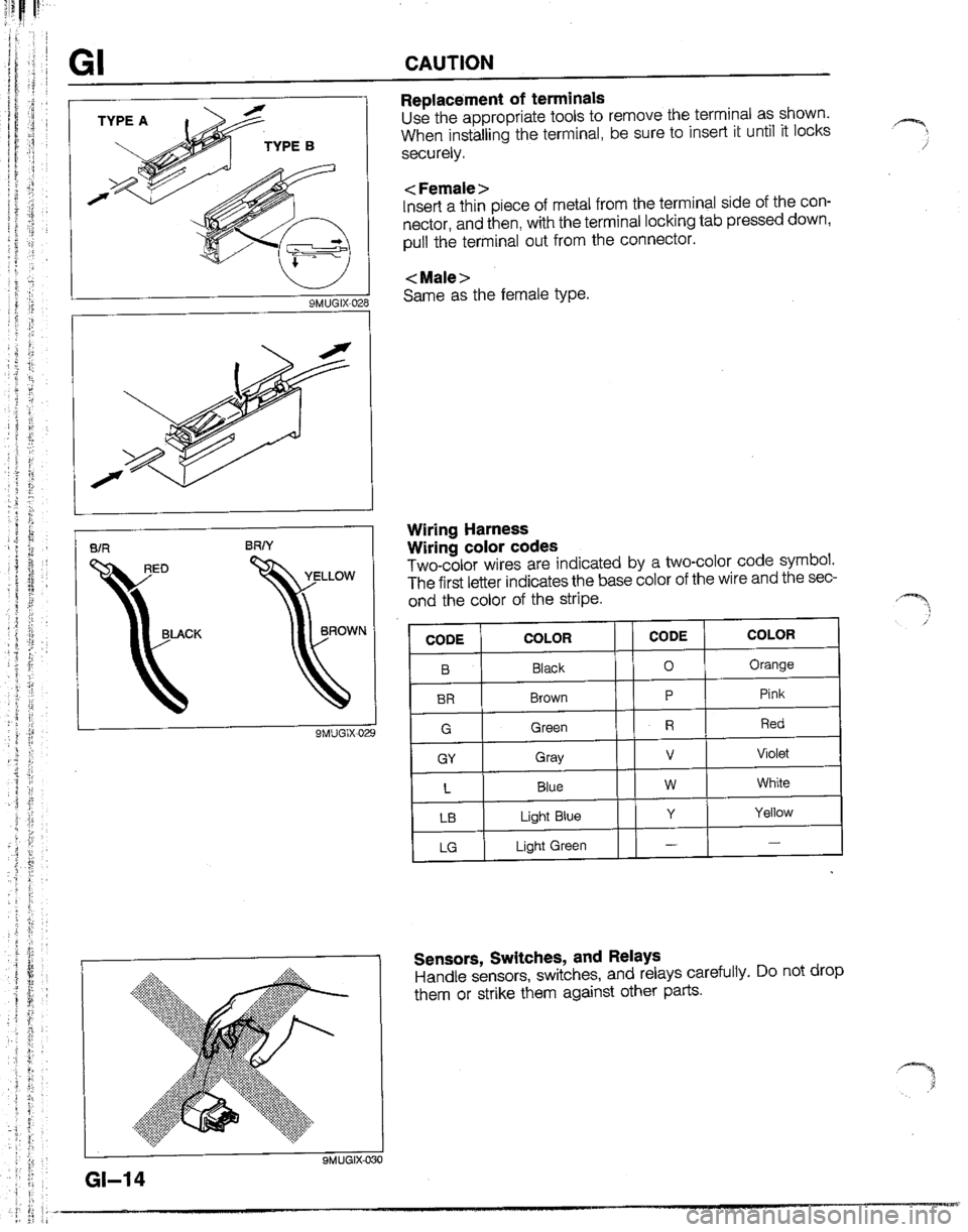 MAZDA B2600I 1992 User Guide 