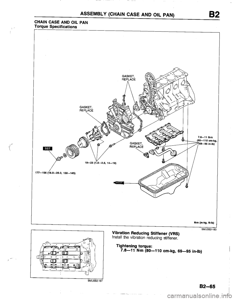 MAZDA B2600I 1992  Workshop Manual 