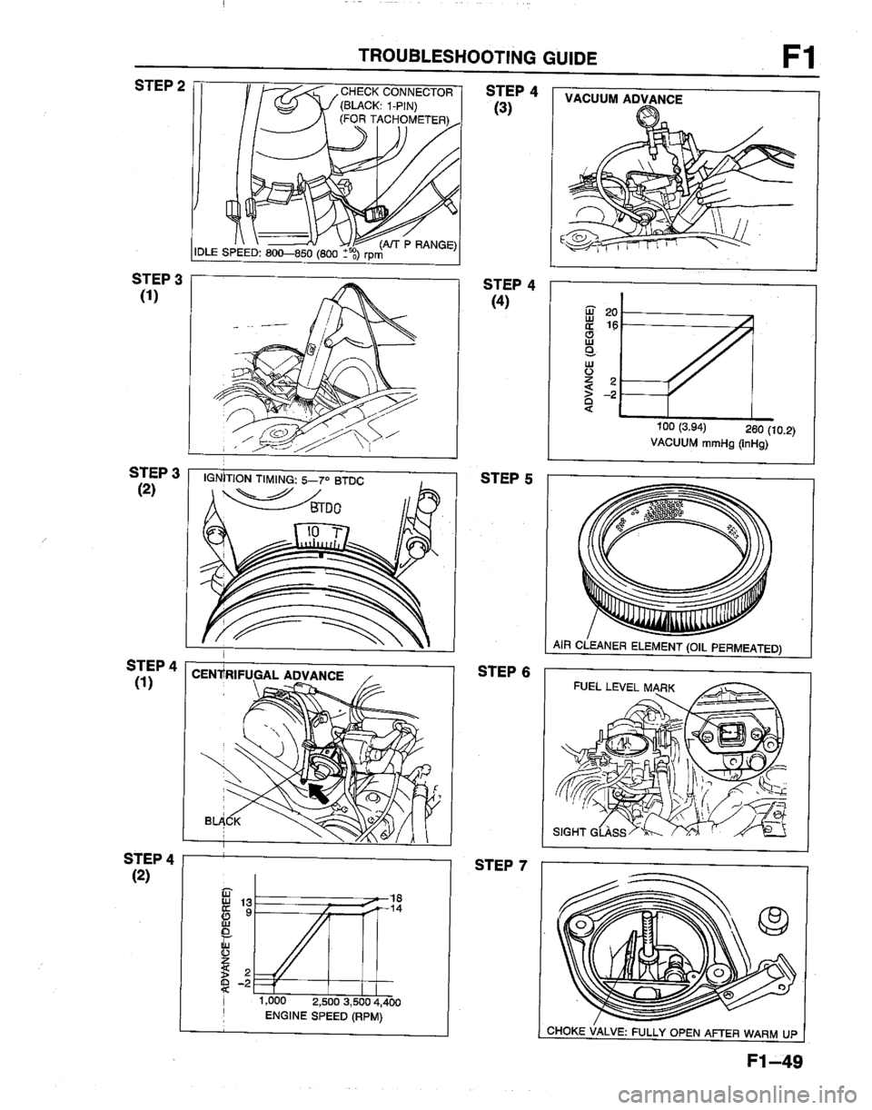 MAZDA B2600I 1992  Workshop Manual 