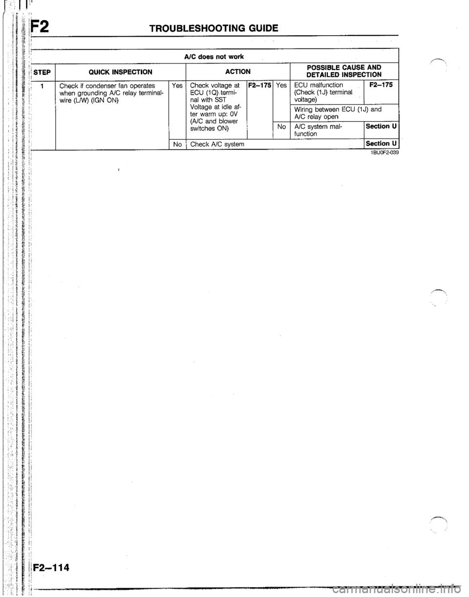 MAZDA B2600I 1992  Workshop Manual 