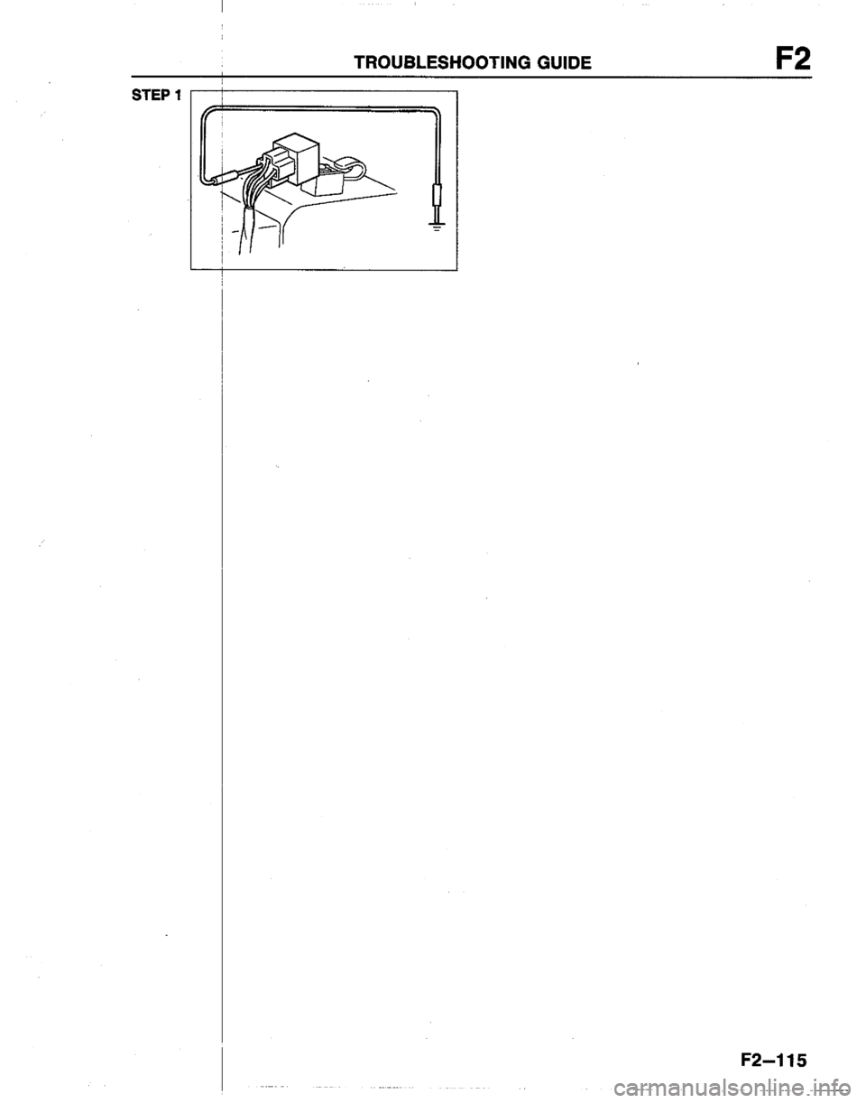 MAZDA B2600I 1992  Workshop Manual 