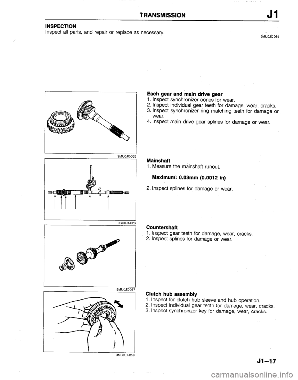MAZDA B2600I 1992 Workshop Manual MAZDA B2600I 1992 Workshop Manual