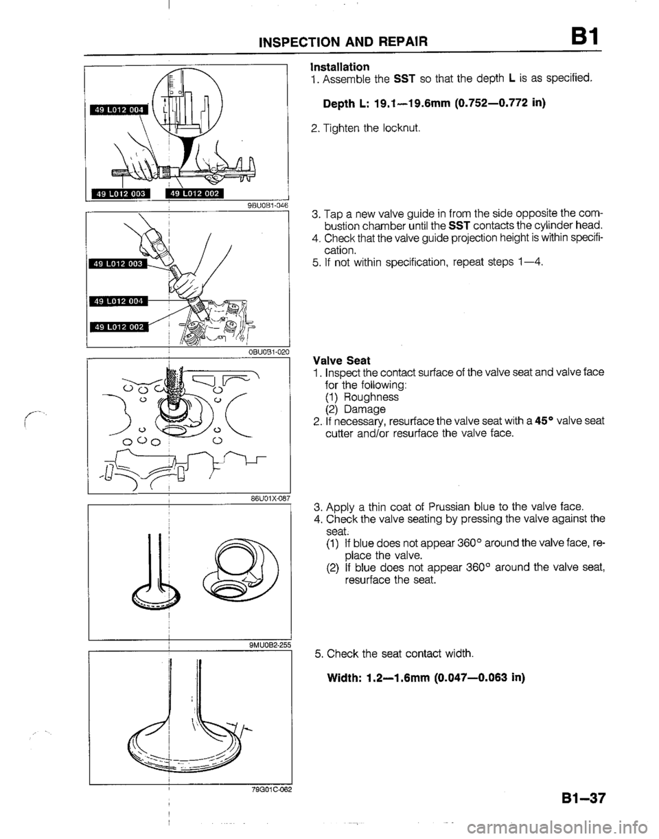 MAZDA B2600I 1992 Manual PDF 