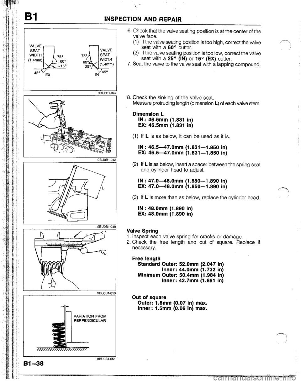 MAZDA B2600I 1992 Manual PDF 