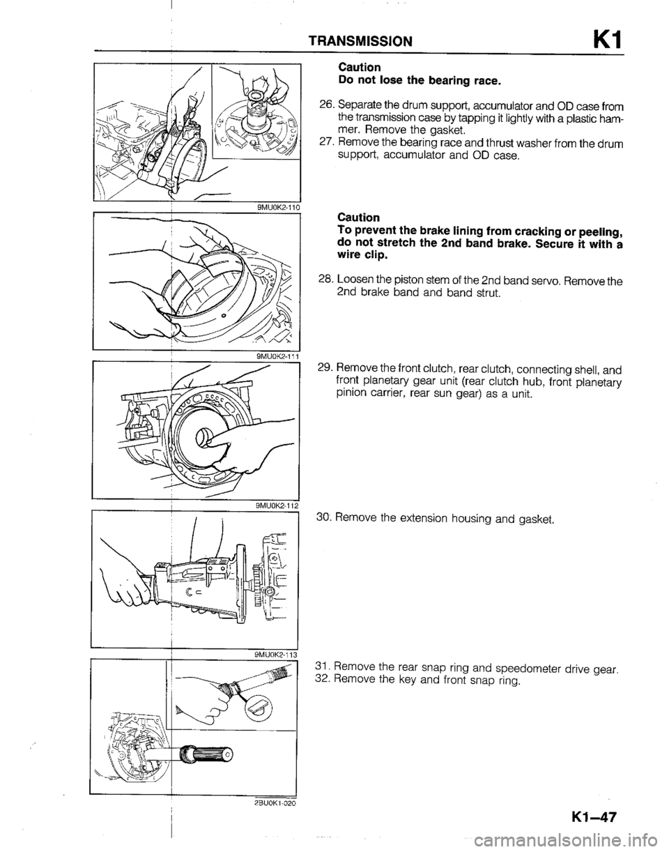 MAZDA B2600I 1992 Workshop Manual MAZDA B2600I 1992 Workshop Manual