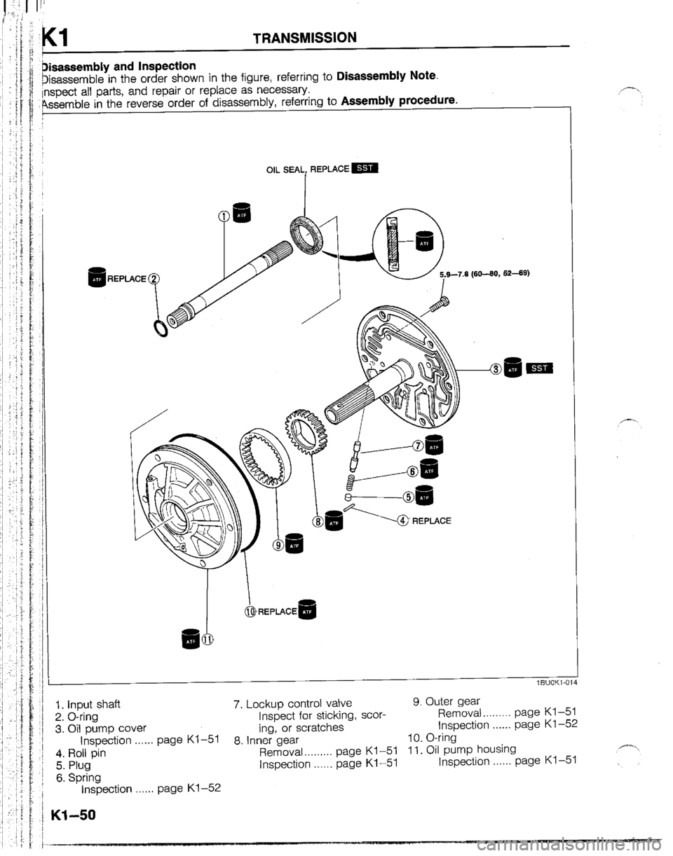 MAZDA B2600I 1992 Workshop Manual MAZDA B2600I 1992 Workshop Manual