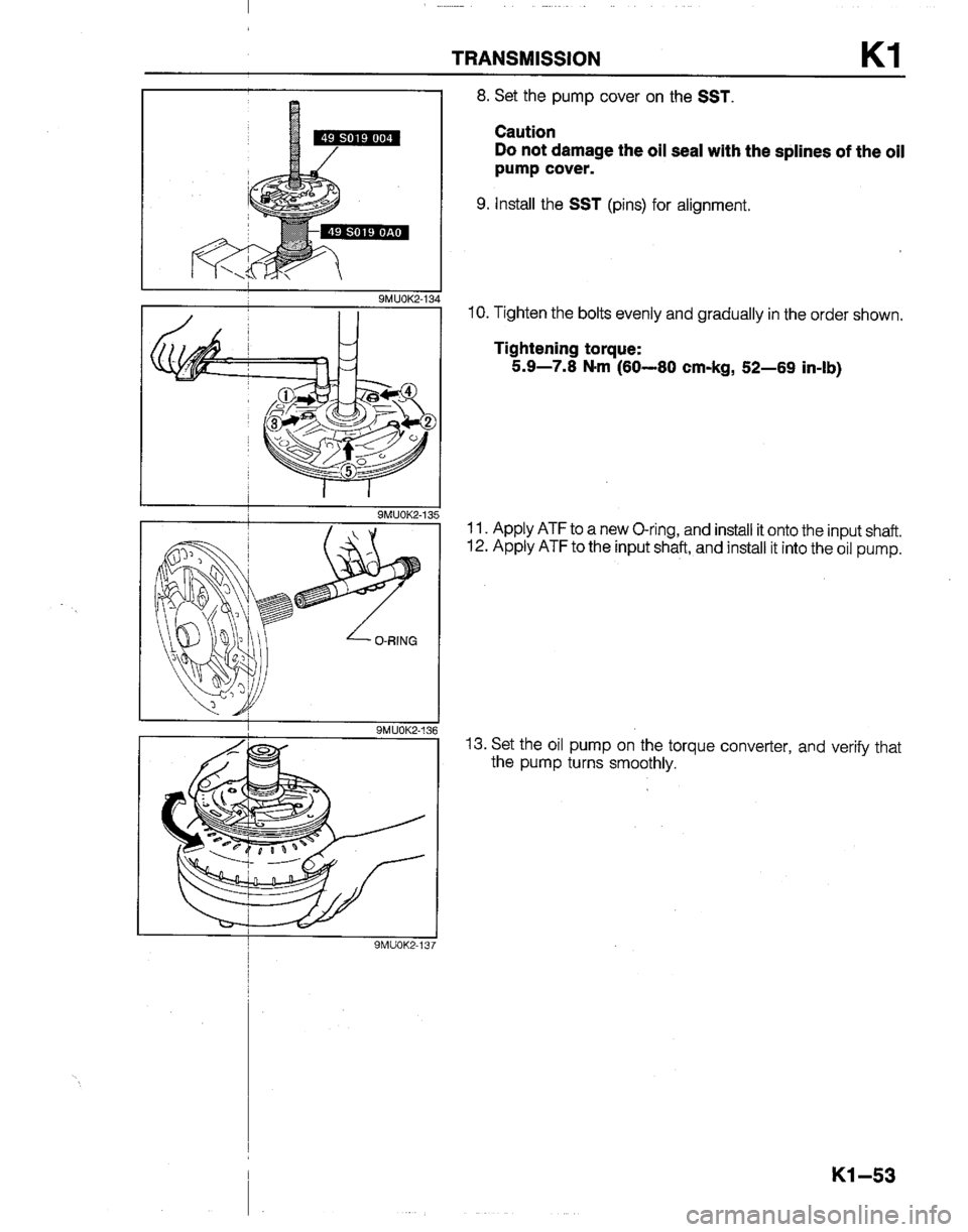MAZDA B2600I 1992 Workshop Manual MAZDA B2600I 1992 Workshop Manual