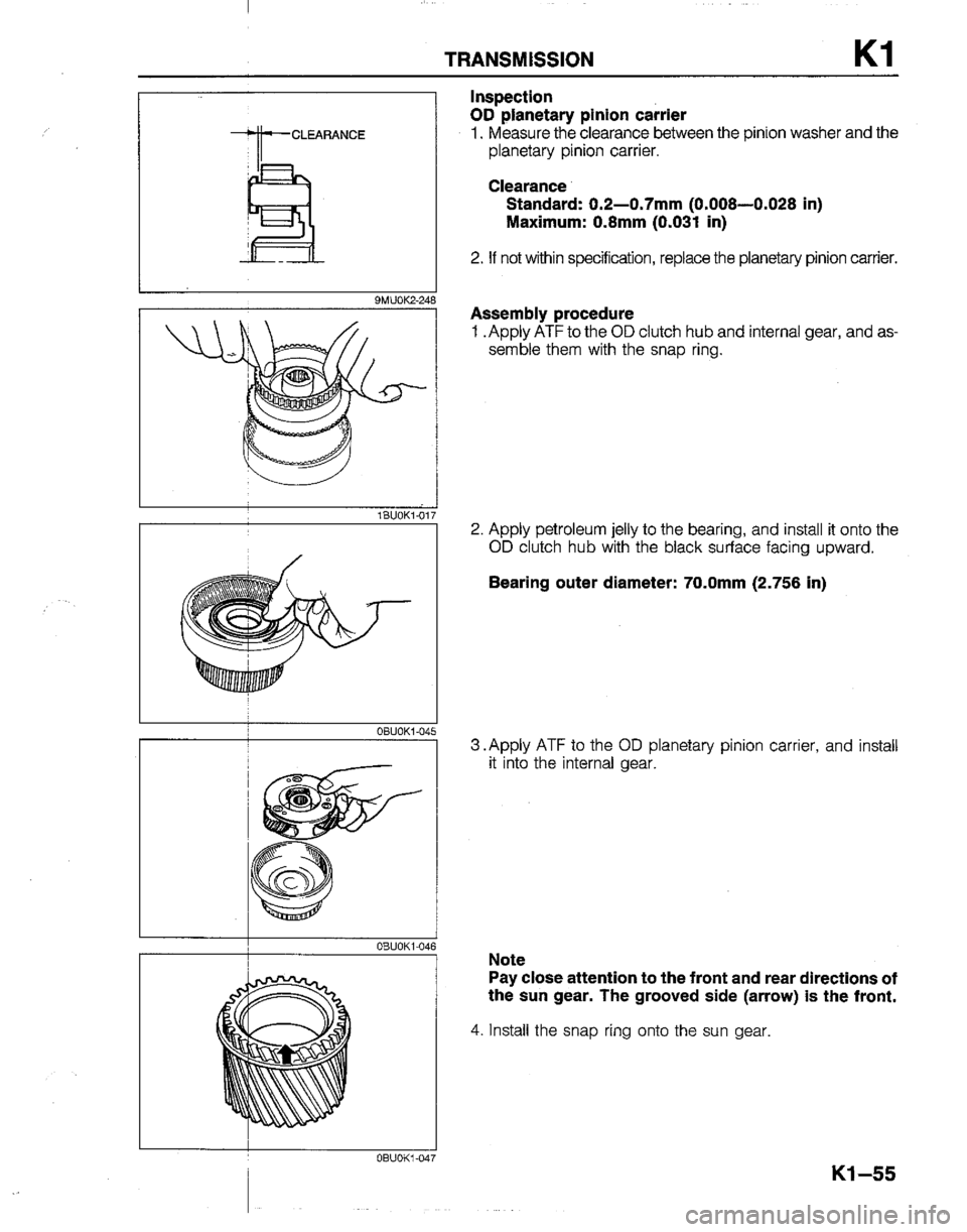 MAZDA B2600I 1992 Workshop Manual MAZDA B2600I 1992 Workshop Manual
