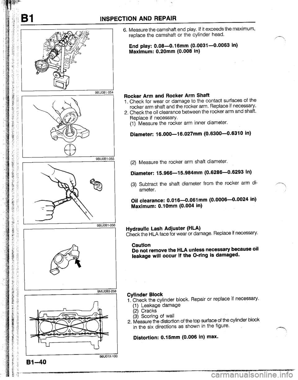 MAZDA B2600I 1992 Manual PDF 