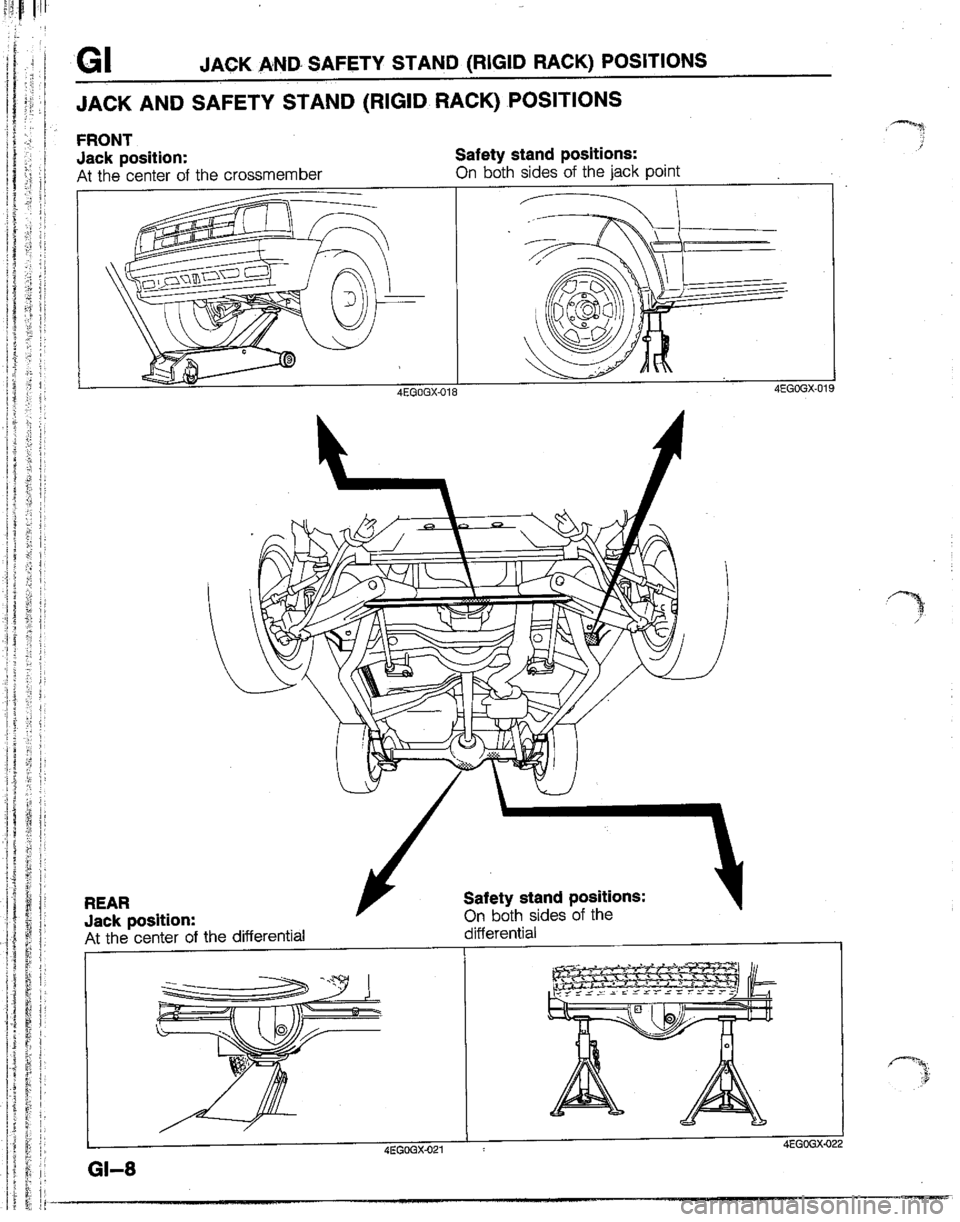 MAZDA B2600I 1992  Workshop Manual 