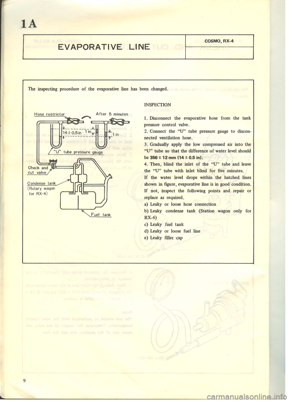 MAZDA COSMO 1978 Service Highlights Manual MAZDA COSMO 1978 Service Highlights Manual