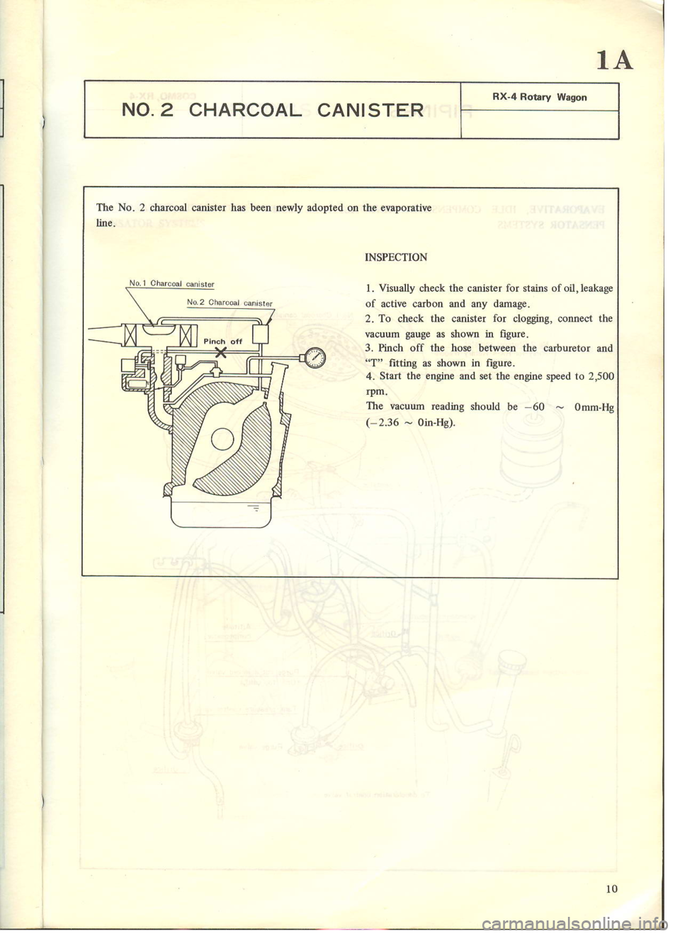 MAZDA COSMO 1978 Service Highlights Manual MAZDA COSMO 1978 Service Highlights Manual
