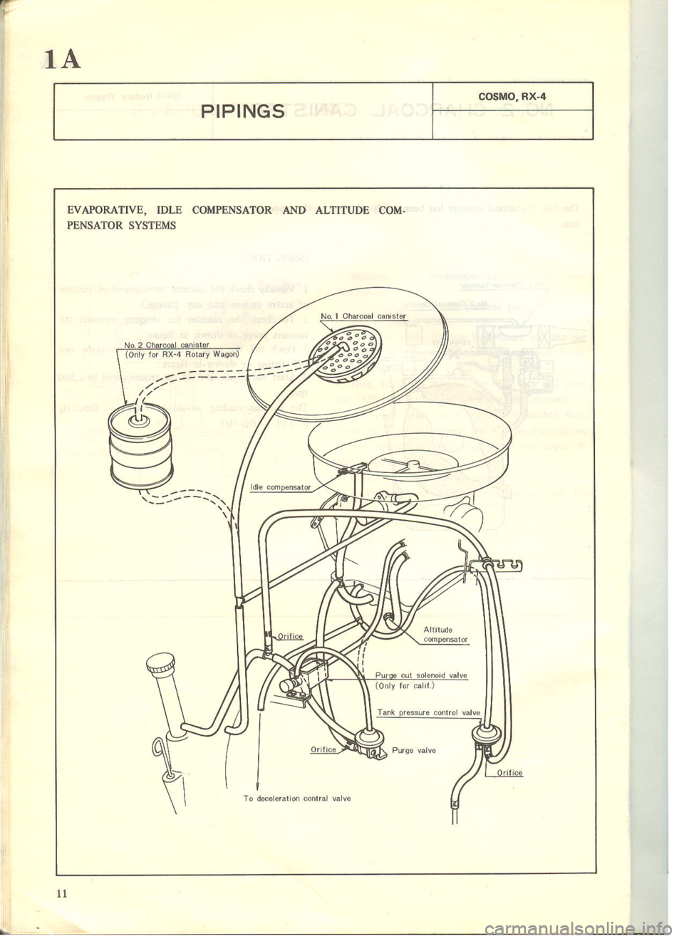 MAZDA COSMO 1978 Service Highlights Manual MAZDA COSMO 1978 Service Highlights Manual