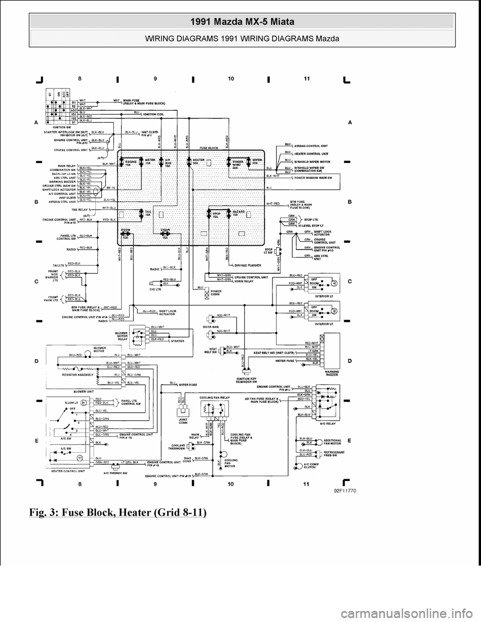MAZDA MIATA 1991 Factory Service Manual MAZDA MIATA 1991 Factory Service Manual