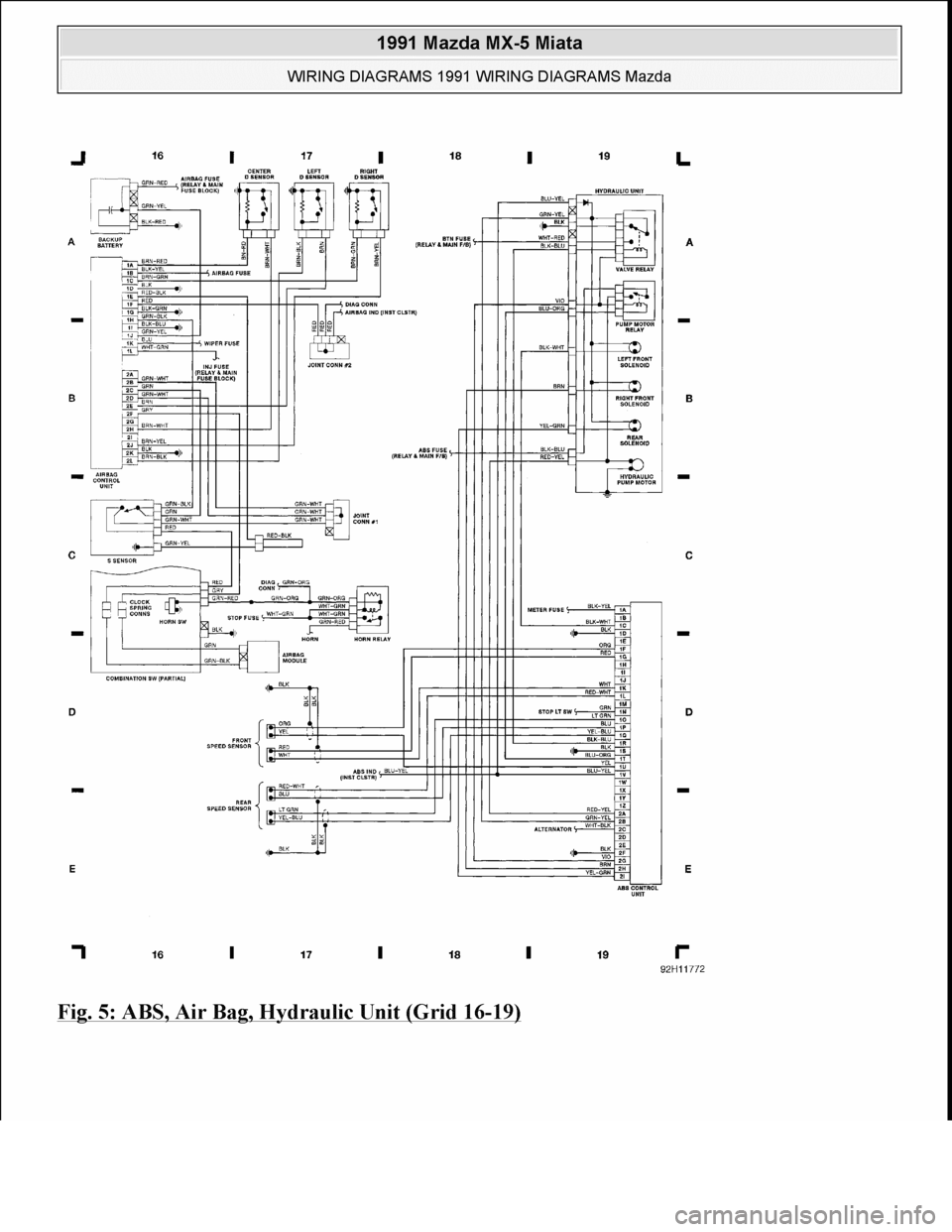 MAZDA MIATA 1991 Factory Service Manual MAZDA MIATA 1991 Factory Service Manual